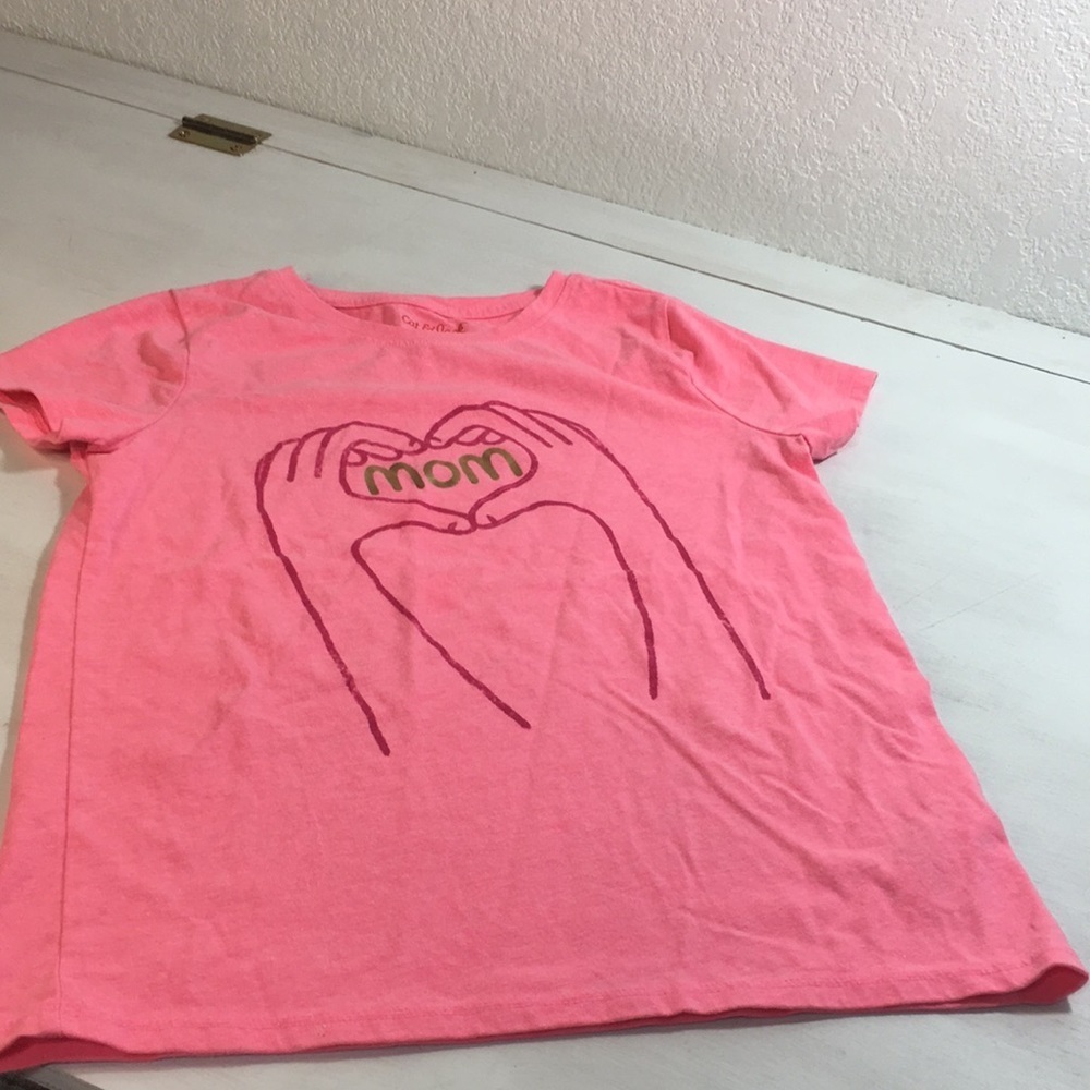 Cat & Jack Graphic Tee Orange Size M 7-8